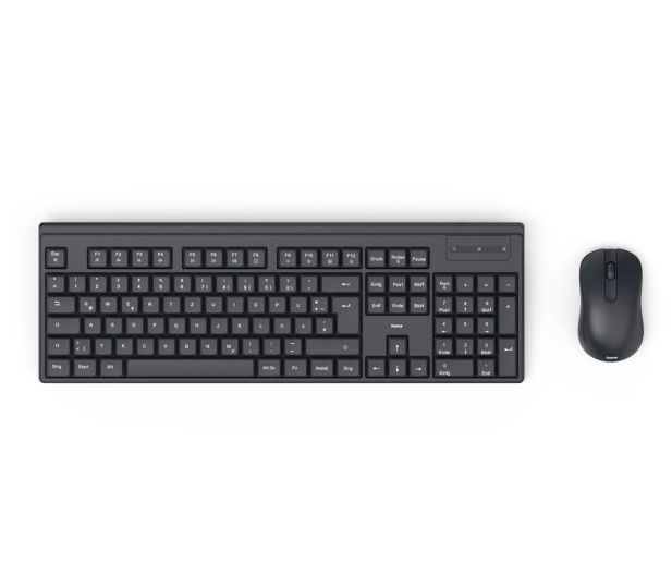 HAMA Zestaw klawiatura i mysz WKM-100 czarny - 1331329 - zdjęcie